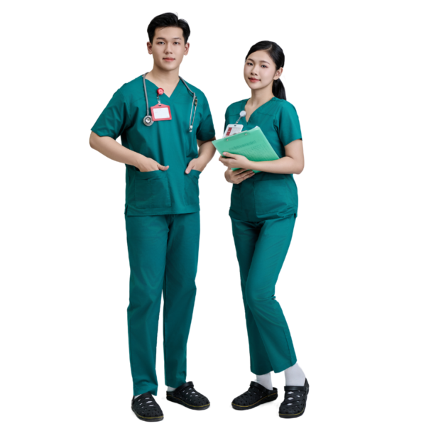 Bộ Scrubs cổ tim