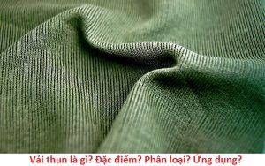 Vải thun là gì? Đặc điểm? Phân loại? Ứng dụng