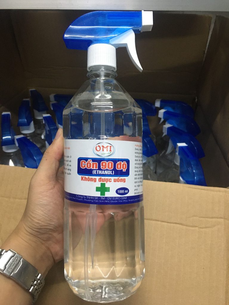 Dùng cồn 90 độ