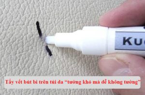 3 cách tẩy vết bút bi trên túi da cực hiệu quả