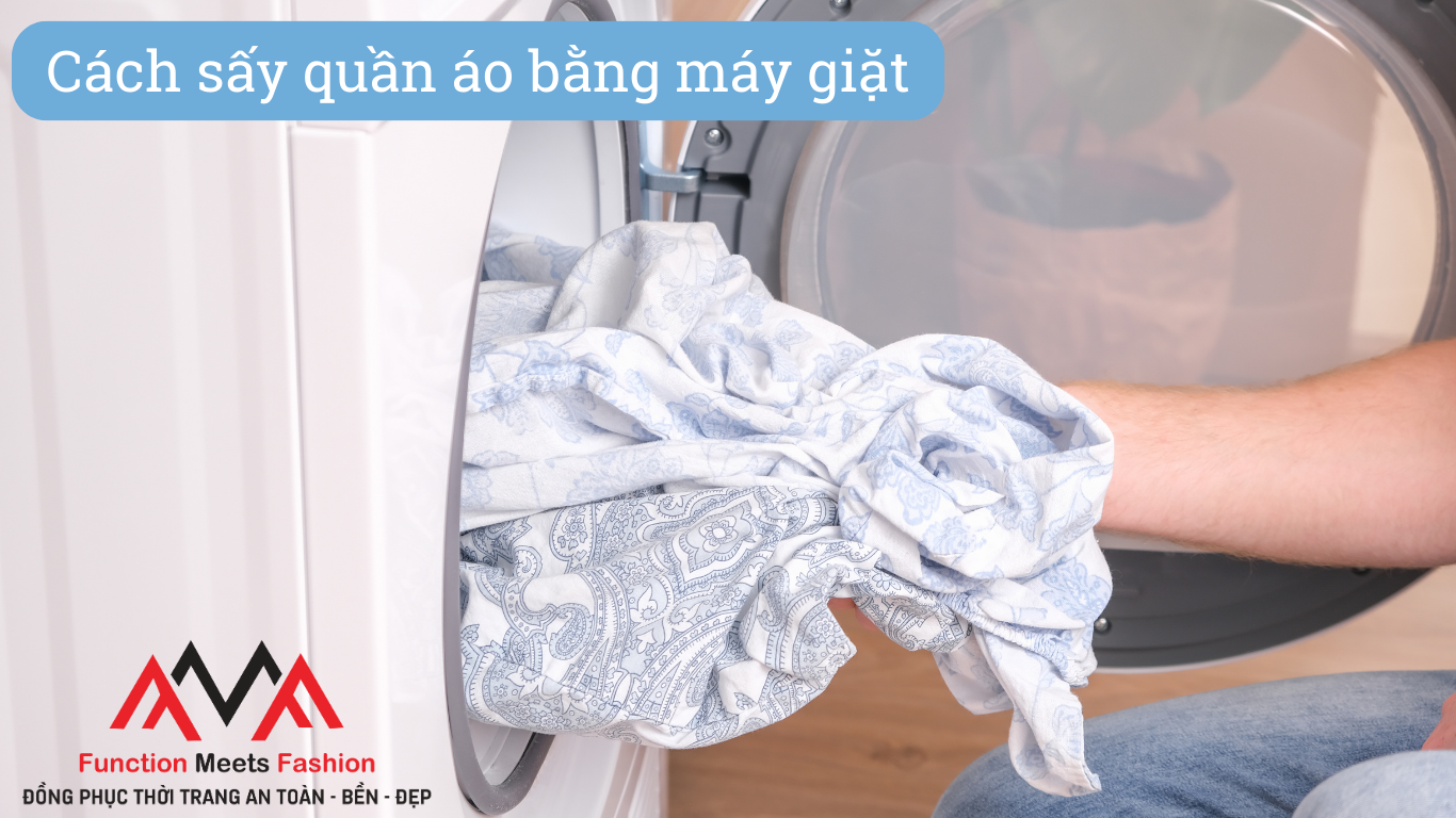 Cách sấy quần áo bằng máy giặt