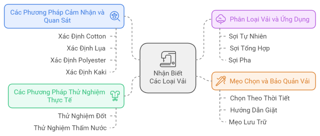 Cách nhận biết và phân loại các loại vải quần áo.