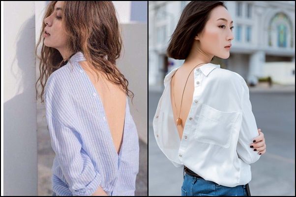 Mặc ngược áo sơ mi